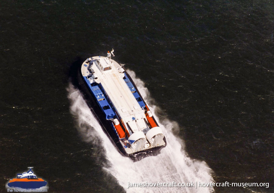 AP1-88 hovercraft promotional day by BHC -  (credit: The <a href='http://www.hovercraft-museum.org/' target='_blank'>Hovercraft Museum Trust</a>).